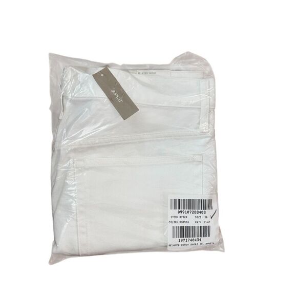 NWT J CREW Relaxed denim short in white - Picture 6 of 7